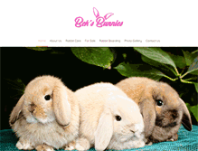 Tablet Screenshot of beksbunnies.com